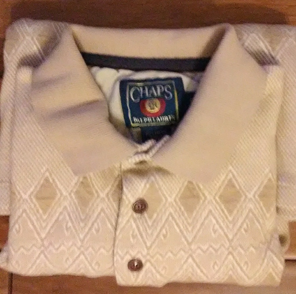 Chaps Ralph Lauren Tan small Polo sweatshirt